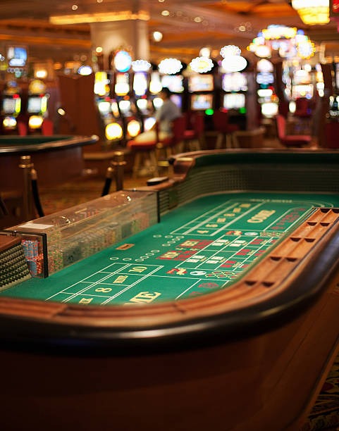 Baccarat table layout at Bikini Paradise